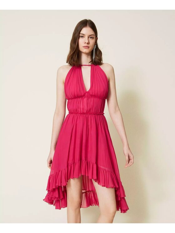 TWINSET TWINSET Sukienka letnia TT2475115 Różowy Modern Fit