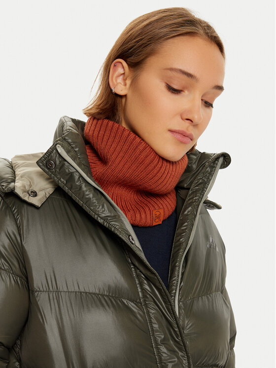 Buff Buff Tunelová šála Knitted Neckwarmer Norval 124244.330.10 Hnědá