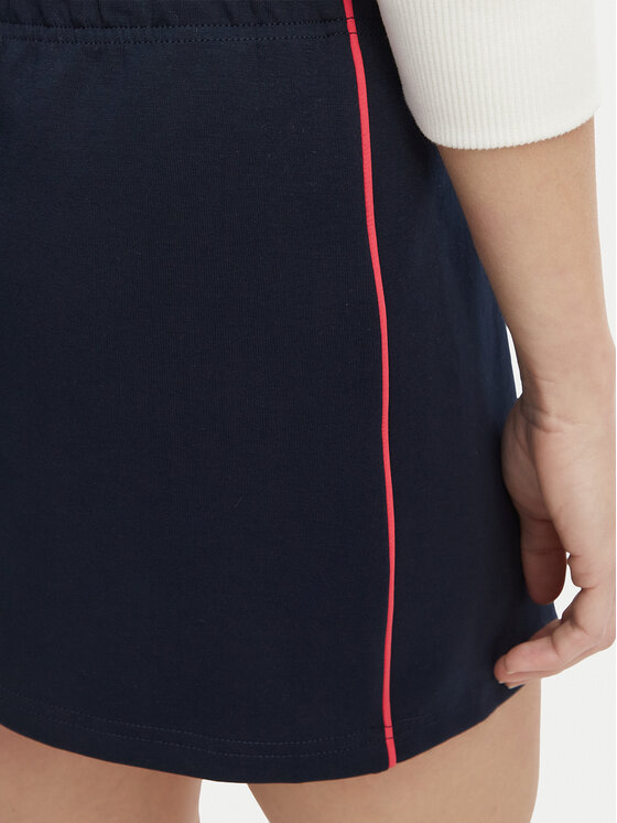 Tommy Jeans Tommy Jeans Φούστα mini Badge DW0DW22589 Σκούρο μπλε Regular Fit