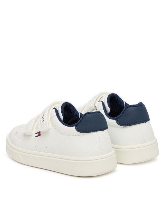 Tommy Hilfiger Tommy Hilfiger Sneakersy Low Cut Velcro Sneaker T1X9-35216-1355 M Biały