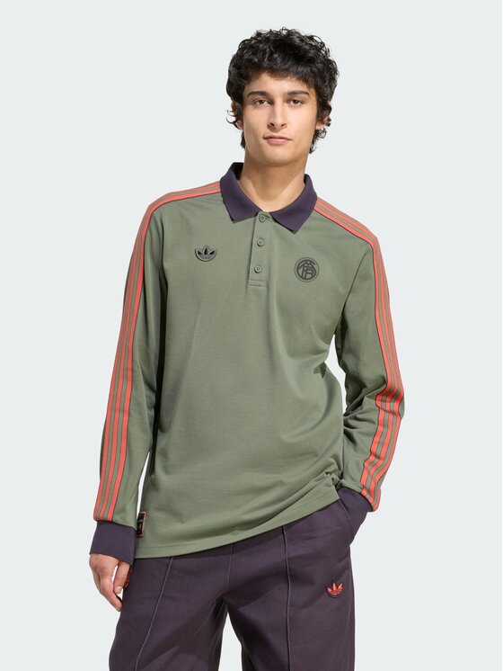 adidas adidas Polo 156415 Zielony Regular Fit