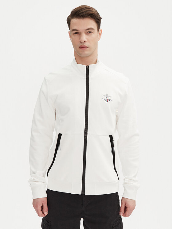 Aeronautica Militare Aeronautica Militare Μπλούζα 251FE1986F581 Λευκό Regular Fit