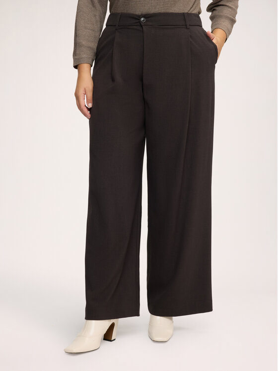 Fiorella Rubino Fiorella Rubino Pantaloni di tessuto P063T005428N022 Marrone Regular Fit