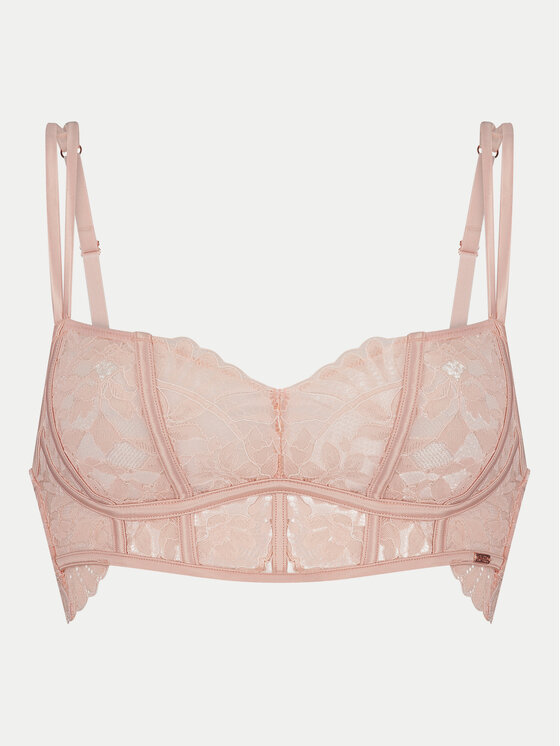 Hunkemöller Hunkemöller Biustonosz braletka Kea 204783 Różowy