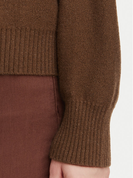Marella Marella Sweter Torre 2623366335 Brązowy ciemny Regular Fit