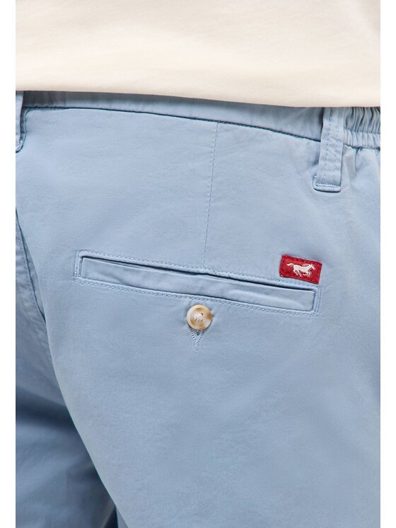 Mustang Mustang Pantaloncini di tessuto Portland Shorts Blu Slim Fit
