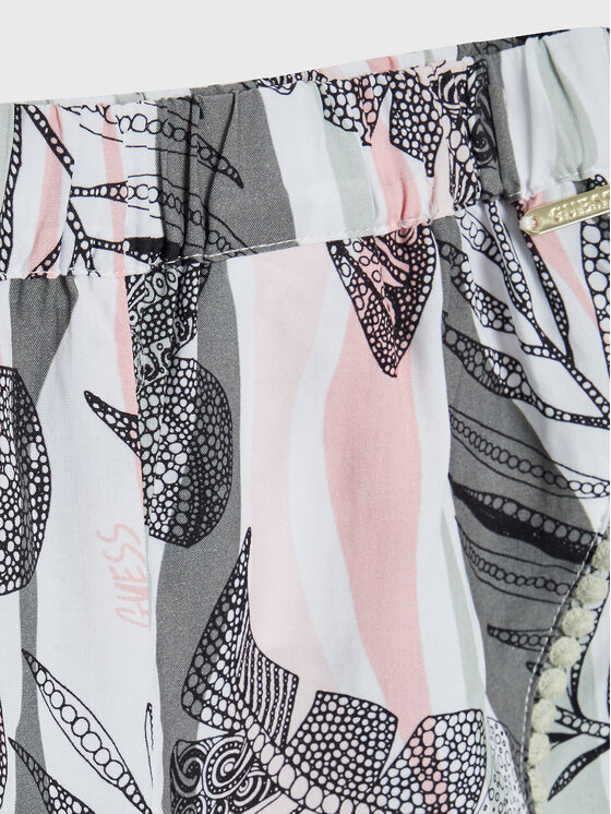 Guess Guess Szorty materiałowe J3GD05 WFBN0 Zielony Relaxed Fit