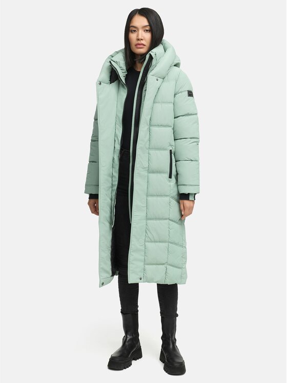 Navahoo Navahoo Kurtka zimowa Engelsfeder Zielony Regular Fit