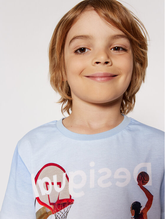 T-shirt Dante 21SBTK02 Blu Regular Fit