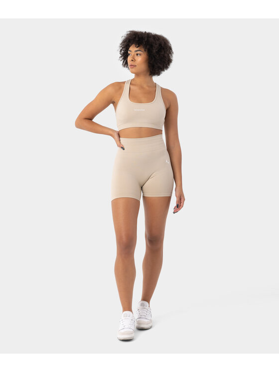 Carpatree Carpatree Szorty sportowe Blaze shorts Beżowy Fitted Fit