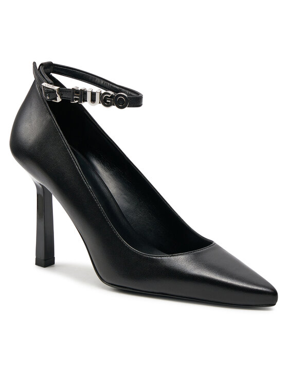 Scarpe Donna HUGO Katniss - Pump In Pelle, Tacco 90mm, Made In Portugal, Qualità Premium - Foto 14