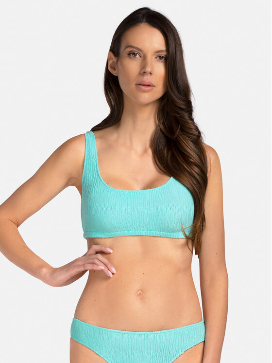Miss Lou Miss Lou Bikini pezzo sopra G-SP1-M Verde