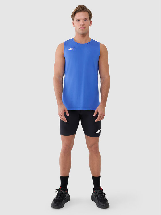 4F 4F Tank top NOS Niebieski Regular Fit