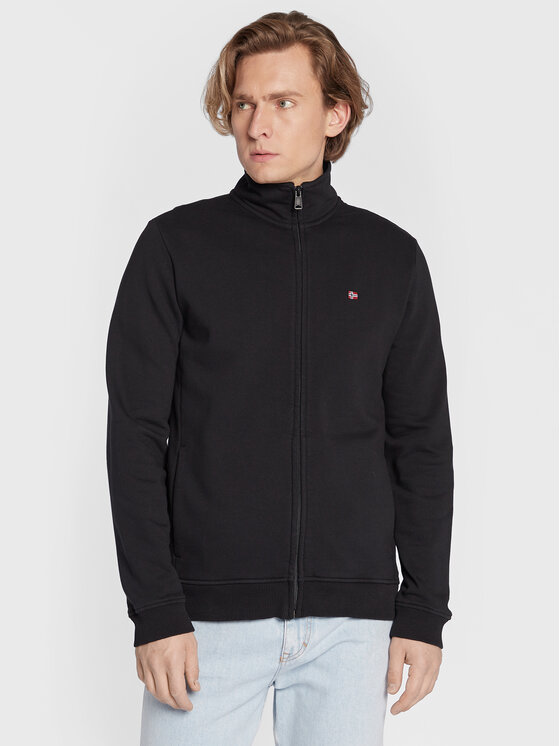 Napapijri Mikina Balis NP0A4GBA Čierna Regular Fit