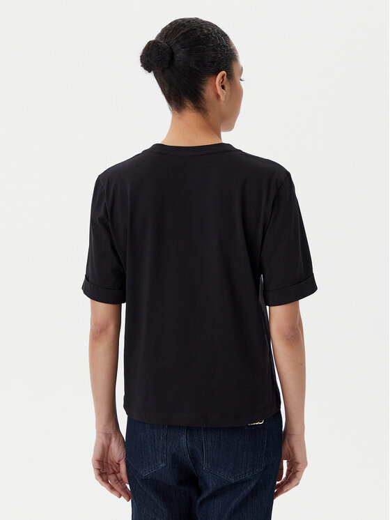 Liu Jo Sport Liu Jo Sport T-särk TA5175 JS923 Must Regular Fit