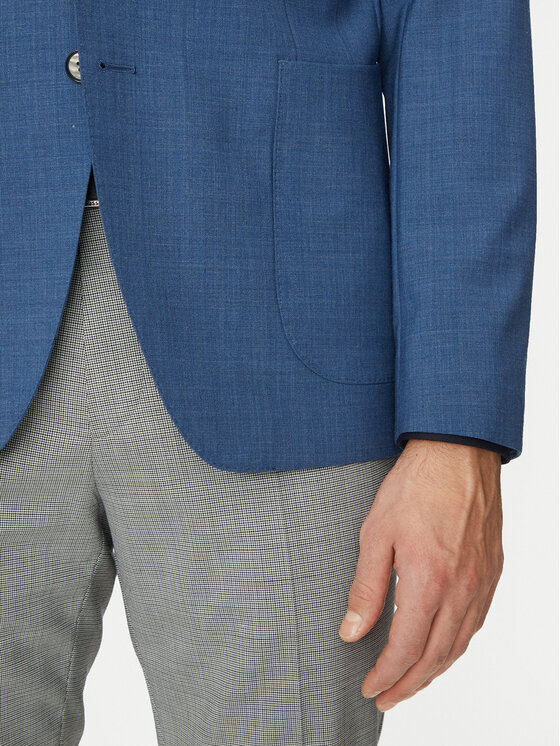 Michael Kors Michael Kors Marynarka MK0SB01025 Niebieski Slim Fit