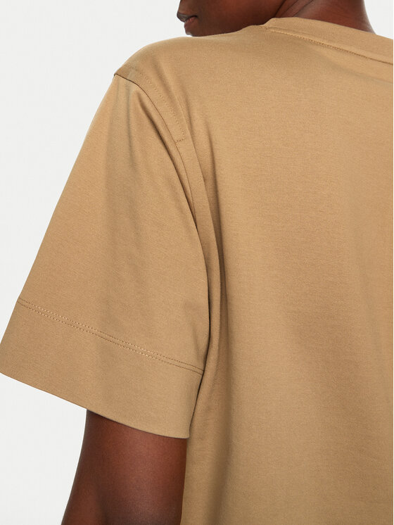 BOSS BOSS T-särk 50526205 Beež Regular Fit