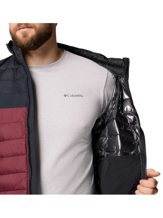 Columbia Columbia Kurtka zimowa Powder Lite II Jacket 2086964624 Bordowy Regular Fit