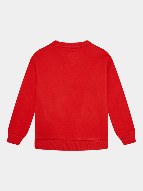 Guess Guess Felpa K3BQ00 KAD74 Rosso Regular Fit