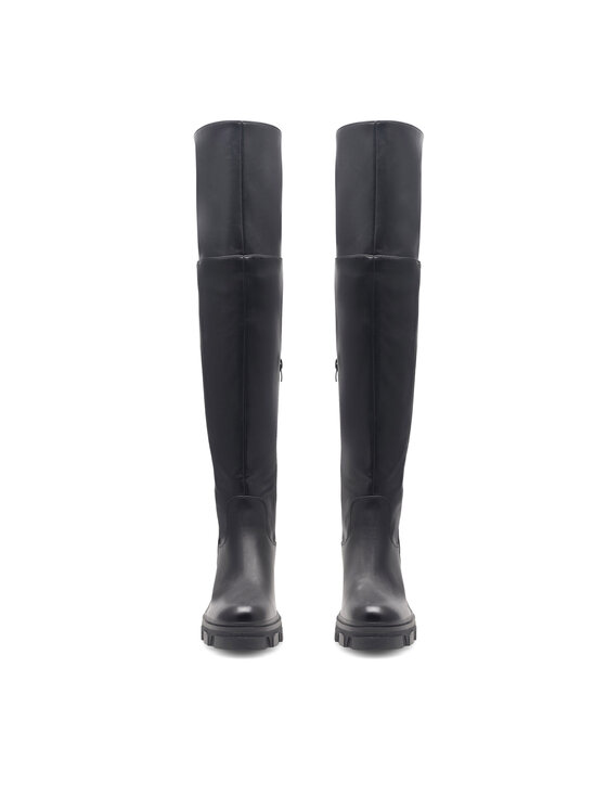 DeeZee DeeZee Čizme preko koljena Rachel HL220437 Crna