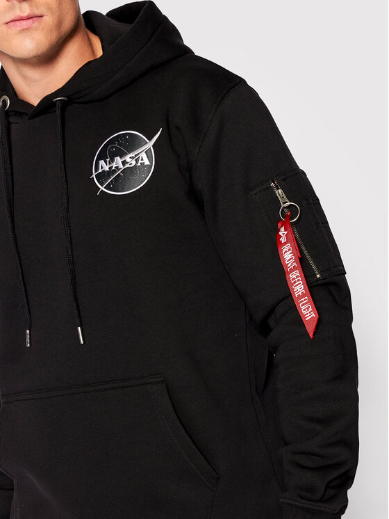 Alpha Industries Alpha Industries Bluza Dark Side 108337 Czarny Relaxed Fit