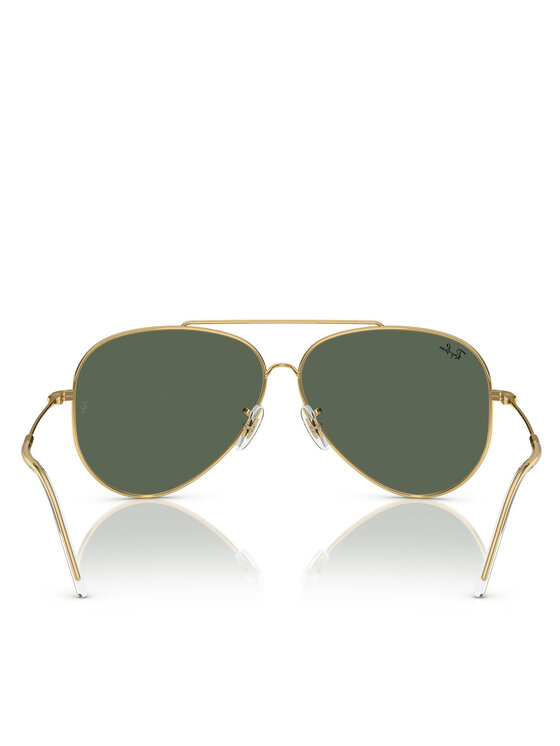 Ray-Ban Ray-Ban Сонцезахисні окуляри Aviator Reverse 0RBR0101S 001/VR Золотий