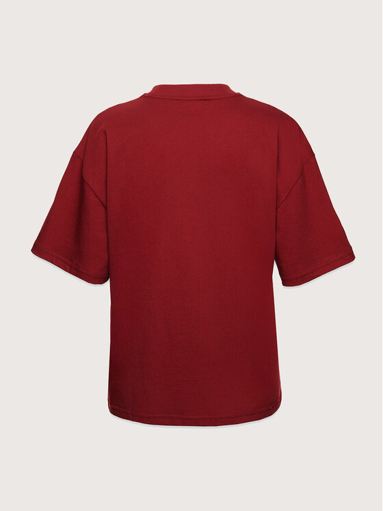 La Mania La Mania Tričko PRET A PORTER Bordová Classic Fit