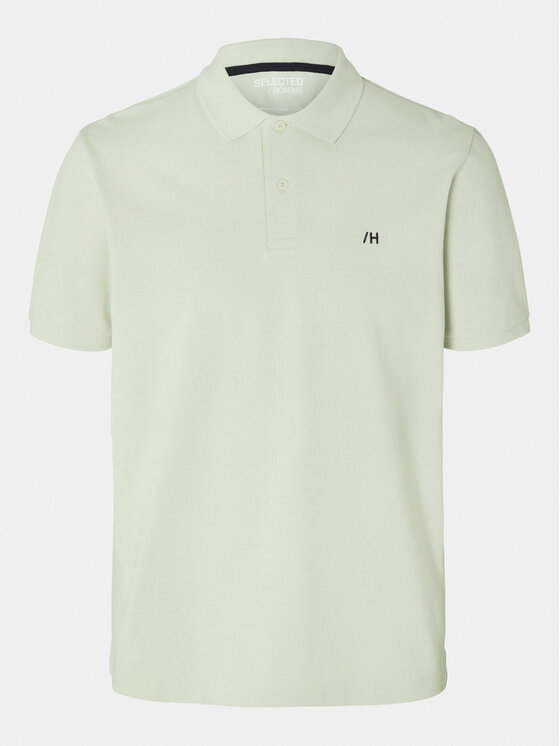 Selected Homme Selected Homme Polokošeľa 16087839 Zelená Regular Fit