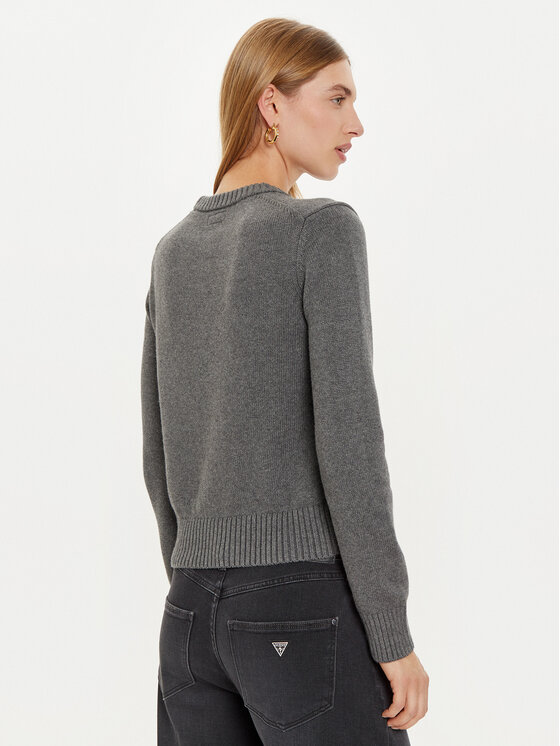 Guess Jeans Guess Jeans Pullover W4BR10 Z3HM1 Grau Regular Fit