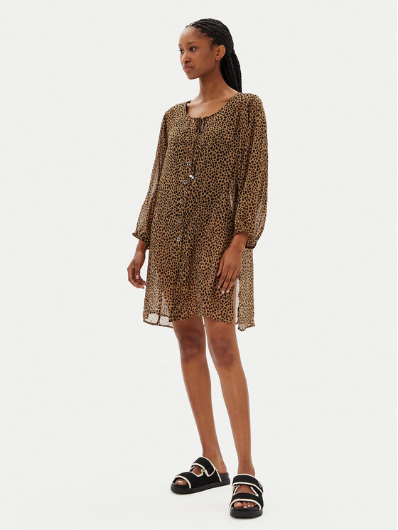 MICHAEL Michael Kors MICHAEL Michael Kors Kimono MM54791 Beżowy Regular Fit