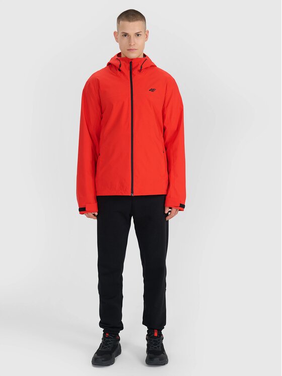 4F 4F Giacca di transizione 4FWSS25TTJAM703-62S Rosso Regular Fit