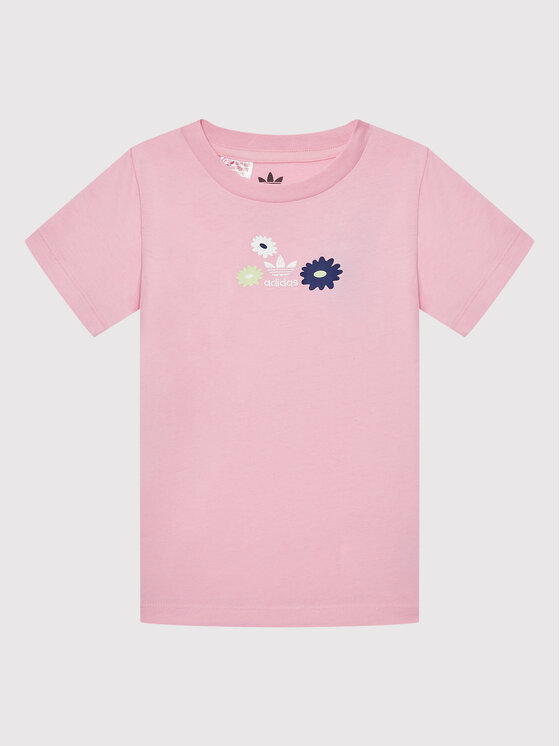 adidas adidas Набір футболка та шорти Flower Print HC1949 Рожевий Regular Fit