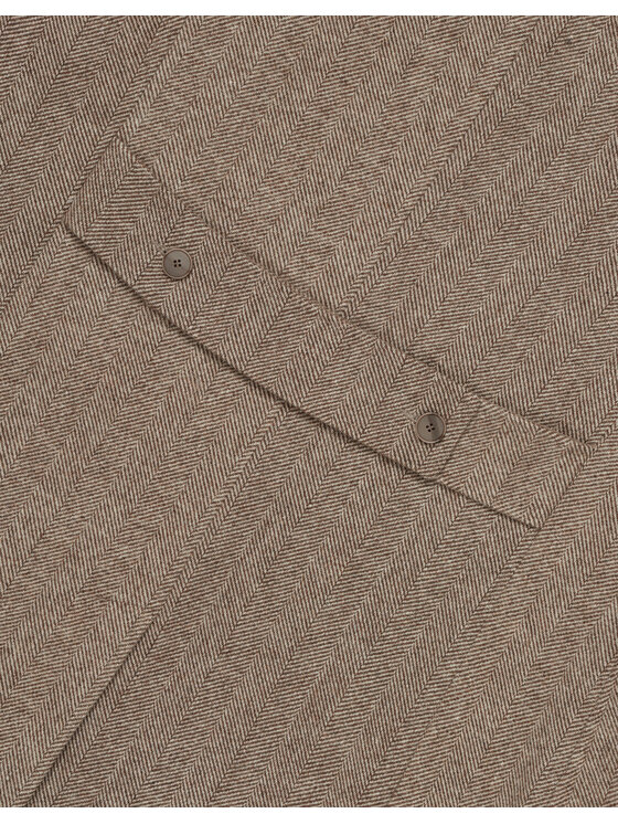 Borgio Borgio Płaszcz wełniany bolognetta Beżowy Slim Fit