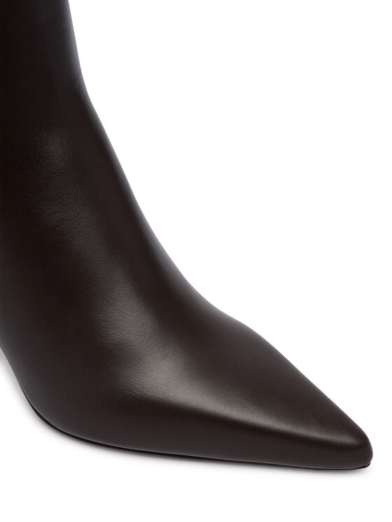 Max Mara Max Mara Členková obuv Mxalightbootie 2624796032600 Tmavo hnedá