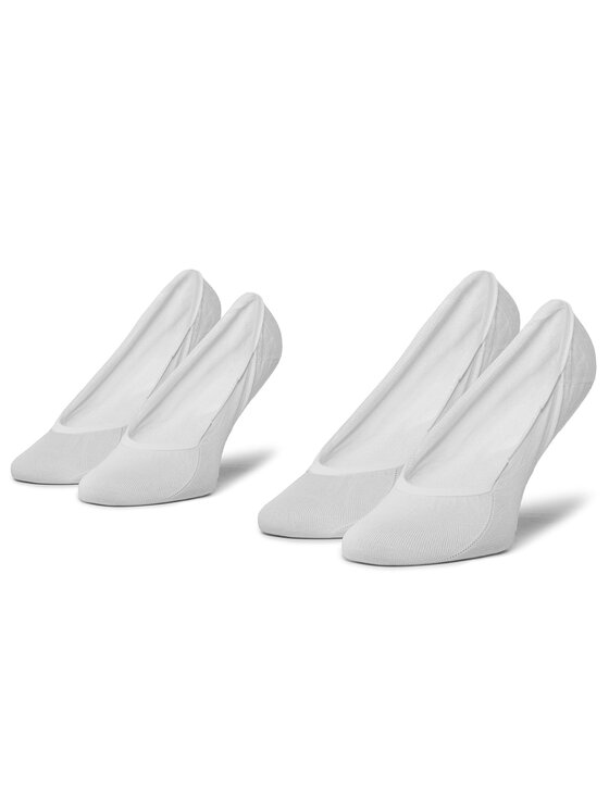 Tommy Hilfiger Lot de 2 paires de socquettes femme 353007001 Blanc