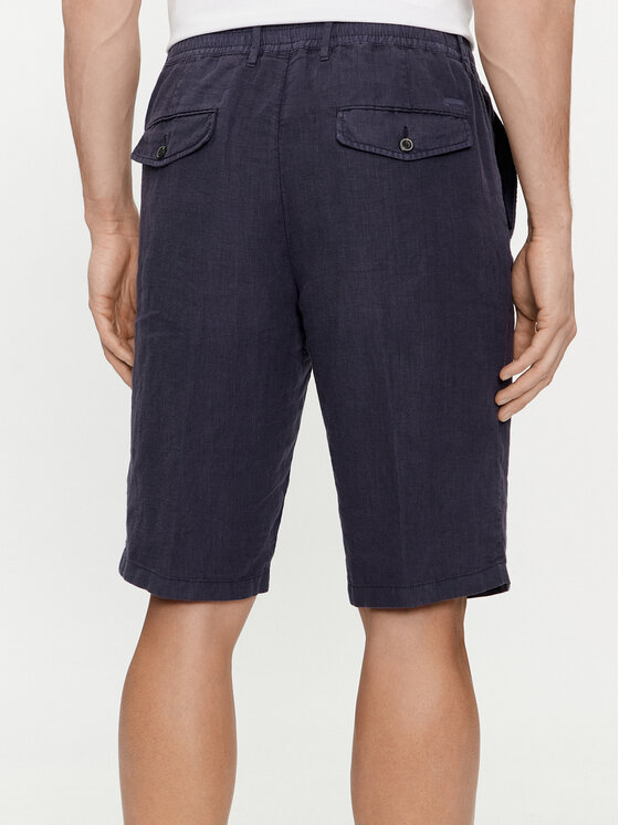 Paul&Shark Paul&Shark Шорти от плат 24414038 Тъмносин Regular Fit