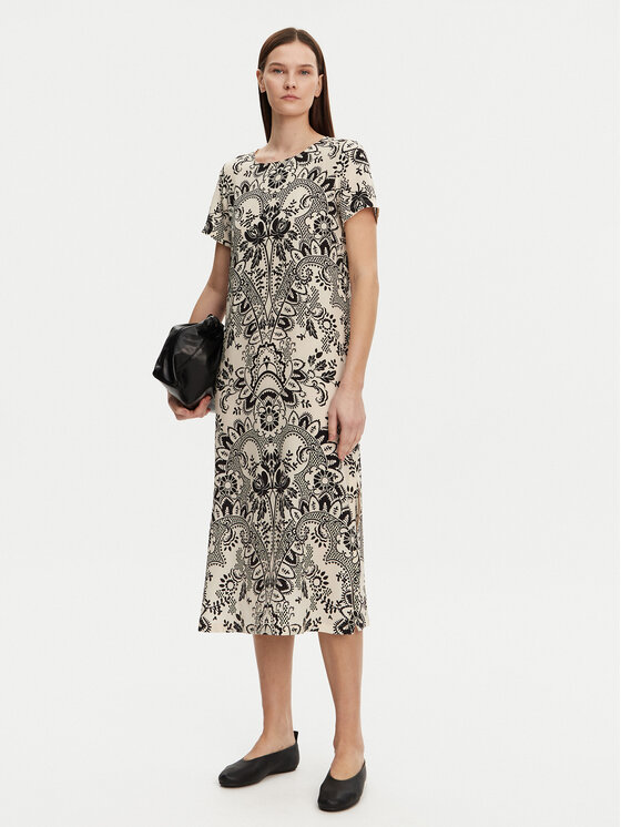 Weekend Max Mara Weekend Max Mara Sukienka codzienna Vela 2515221022 Czarny Regular Fit