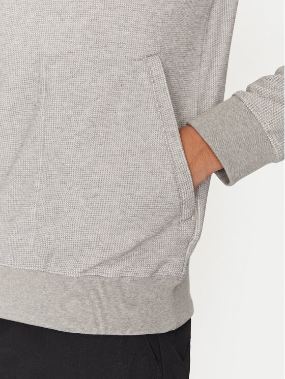 adidas adidas Džemperis Trefoil Essentials Waffle JD2447 Pilka Regular Fit