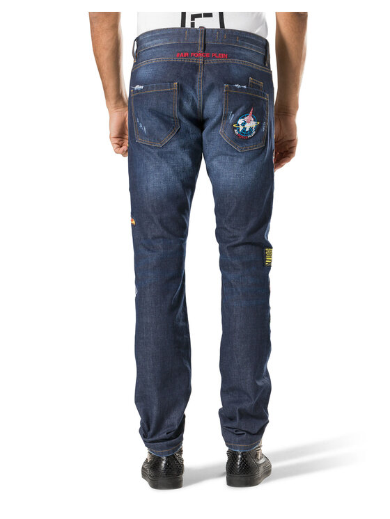 PHILIPP PLEIN PHILIPP PLEIN Jeans 30755 Blu Straight Fit
