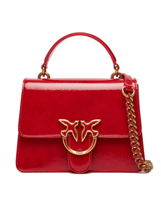 PINKO PINKO Handtasche Love One Top Handle Mini Light PE 25 PLTT 100071 A1UV Rot