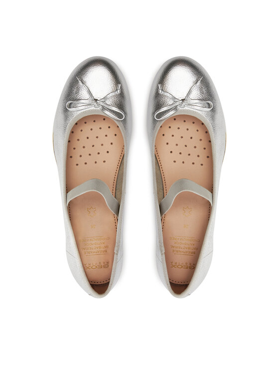 Geox Geox Balerina Jr Plie' J4555D 00044 C1007 D Ezüst
