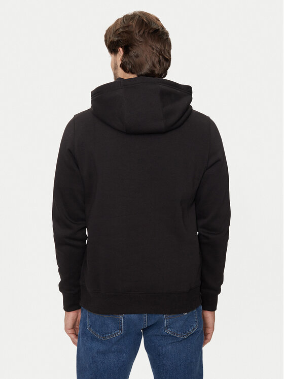 Tommy Hilfiger Tommy Hilfiger Bluză MW0MW37361 Negru Regular Fit