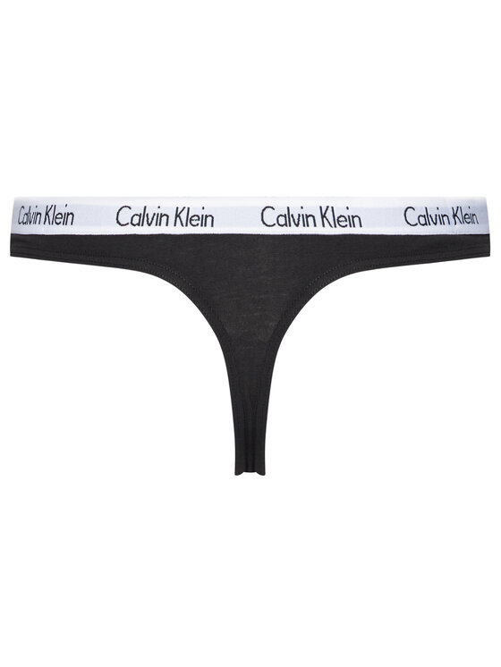 Calvin Klein Underwear Calvin Klein Underwear Στρίνγκ 0000D1617E Μαύρο