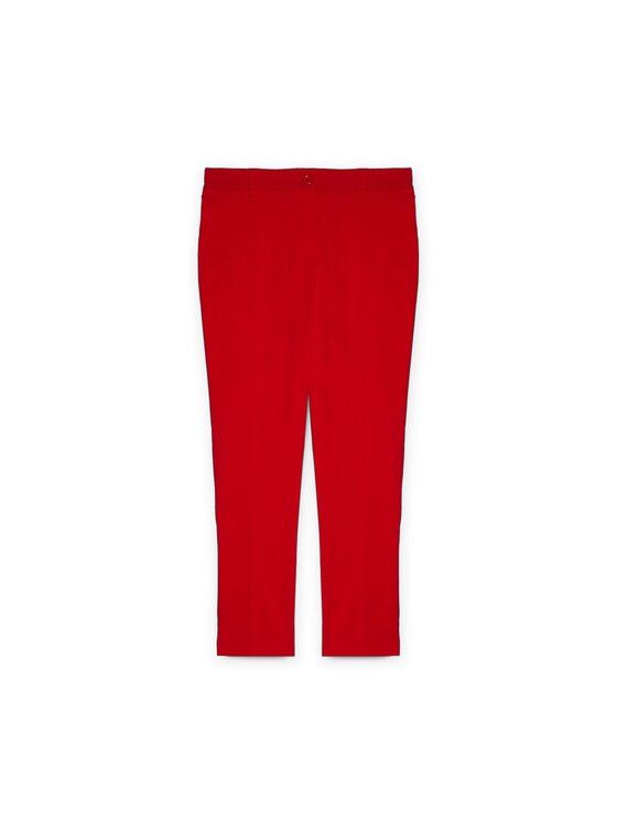Fiorella Rubino Fiorella Rubino Spodnie materiałowe P143L102165N016 Czerwony Slim Fit