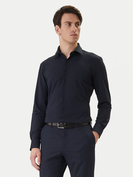 BOSS BOSS Košulja P-Hank 50555767 Tamnoplava Slim Fit