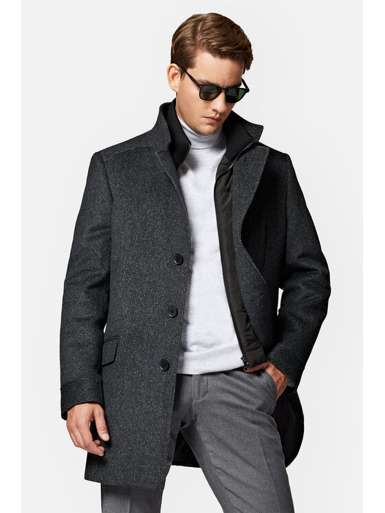 Lancerto Lancerto Płaszcz zimowy Vasco PC073223000004 Szary Regular Fit