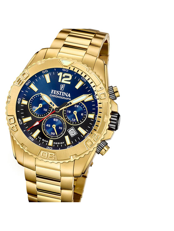 Festina Festina Zegarek F20684-2 Złoty