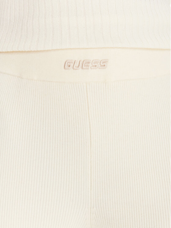 Guess Guess Leggings V5BB08 Z3JD2 Écru Flare Fit