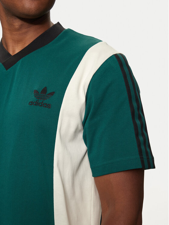 adidas adidas T-Shirt Archive Panel IS1406 Grün Regular Fit