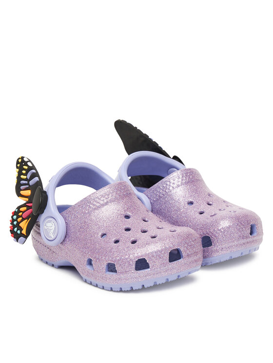 Crocs Crocs Şlapi Toddler Classic IAM Butterfly Clog 210018 Violet